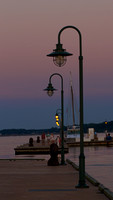 Yorktown Beach Virginia Boat Pier at Sunset 1