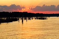 Yorktown Beach Virginia Sunset
